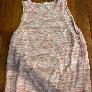 Splendid Pink and Green Tank Top